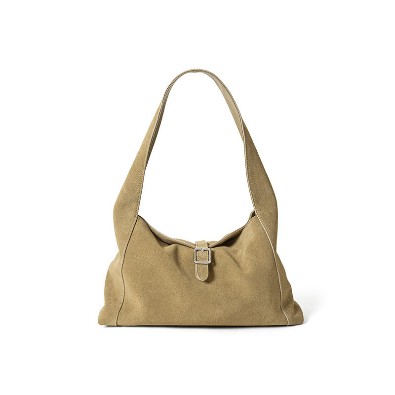 Frosted Cowhide Large Capacity Women’s Tote Bag