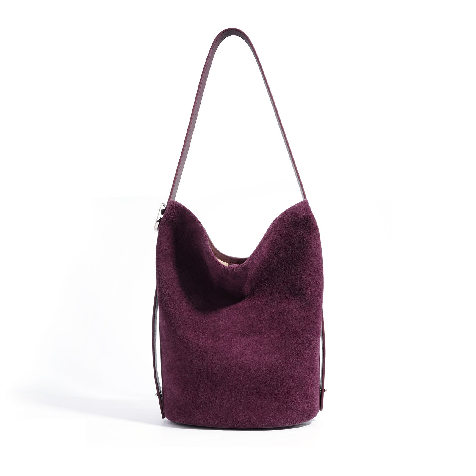 Exquisite Frosted Cowhide Women’s Bucket Bag