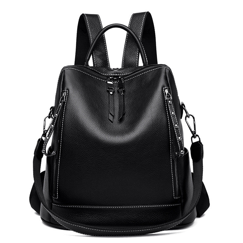 Genuine Leather Trendy Women’s Backpack
