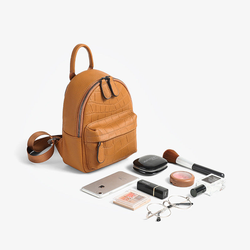 Mini Cowhide Women’s Leather Backpack