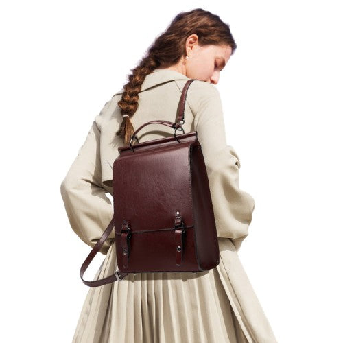 British Academy Style Women’s Leather Backpack