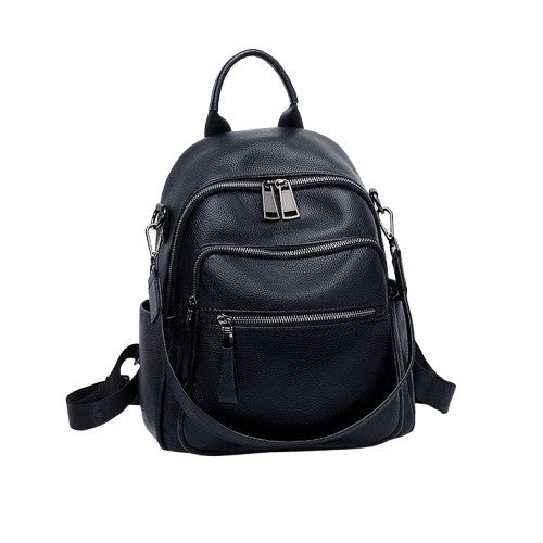 Genuine Leather Soft Fashion Backpack
