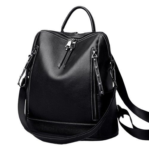 Genuine Leather Trendy Women’s Backpack