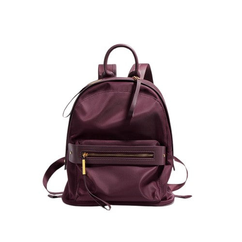 Cowhide Nylon Casual Women’s Backpack