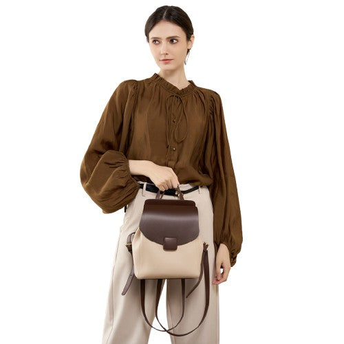 Small Leather Women’s Travel Backpack