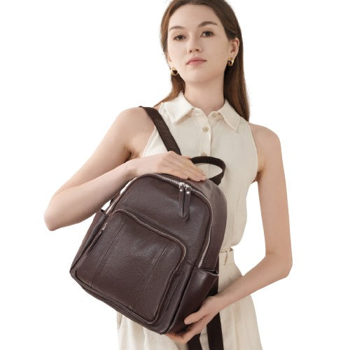 Vegetable Tanned Cowhide Large Capacity Women’s Backpack