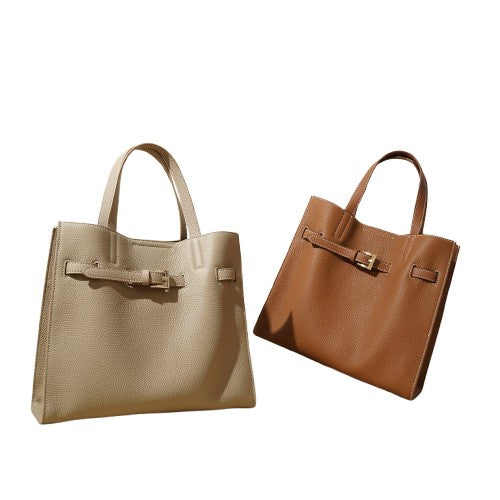 High-End Cowhide Large Capacity Women’s Tote Bag