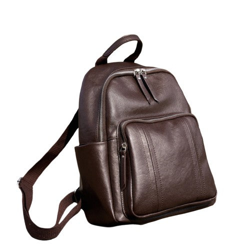 Vegetable Tanned Cowhide Large Capacity Women’s Backpack