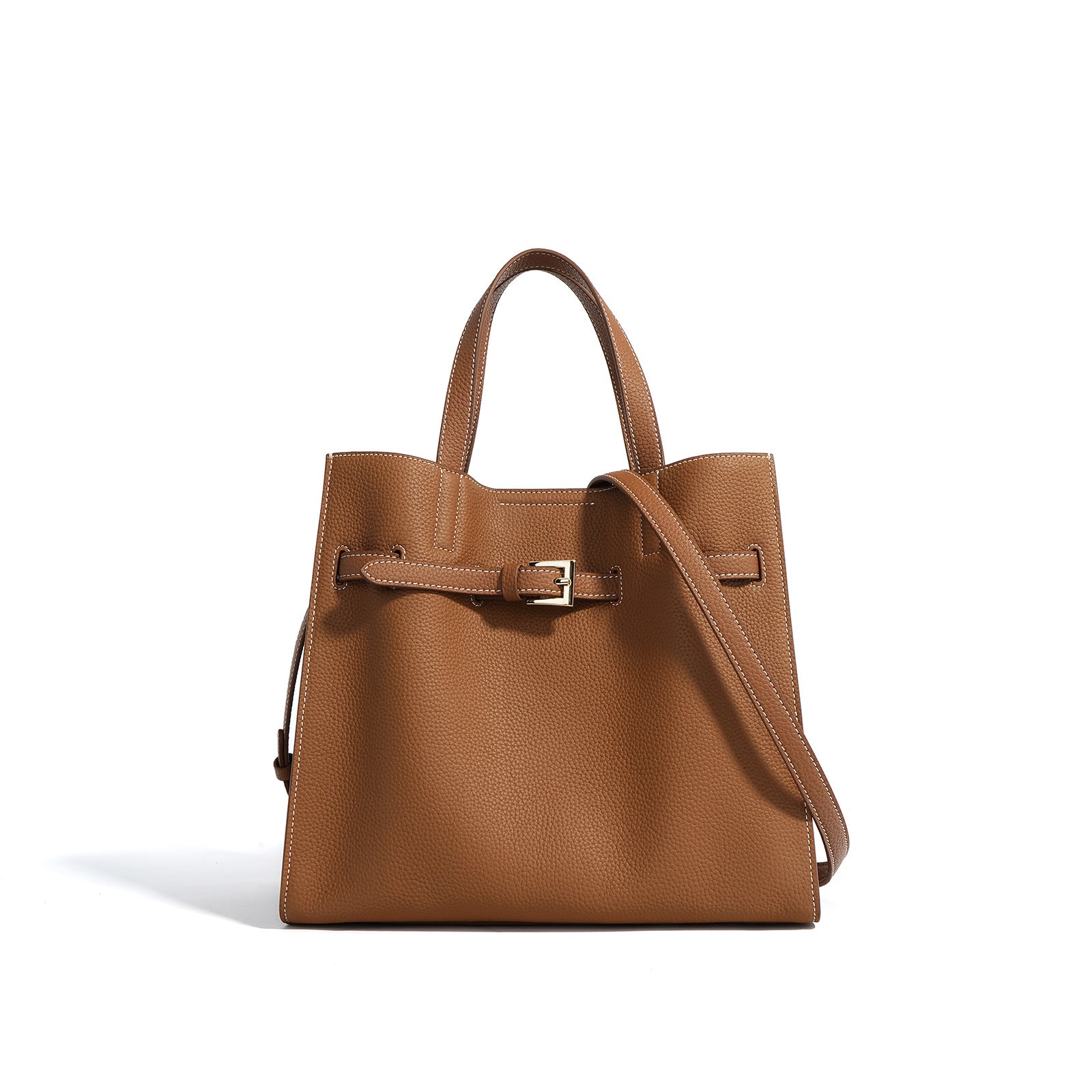 High-End Cowhide Large Capacity Women’s Tote Bag