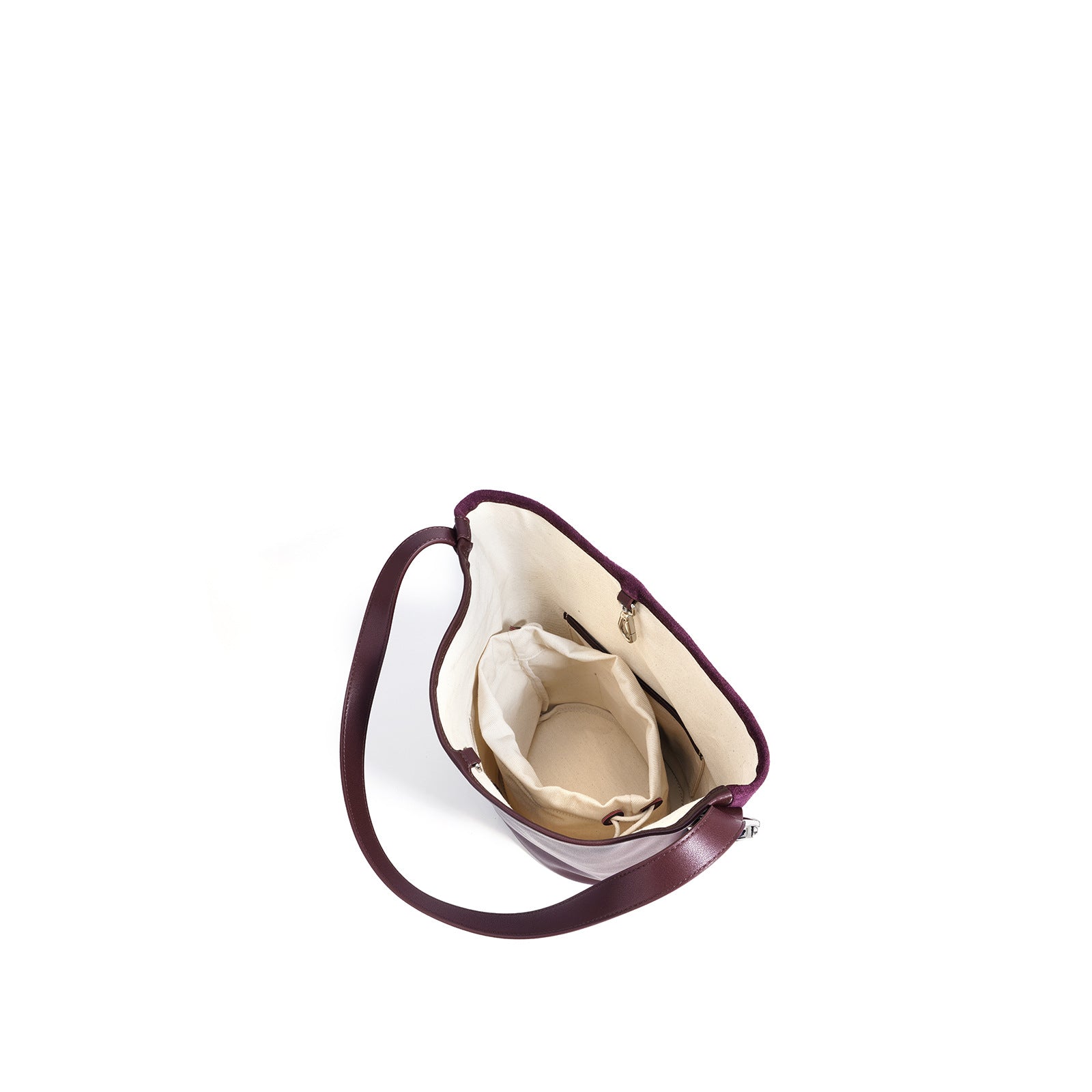 Exquisite Frosted Cowhide Women’s Bucket Bag