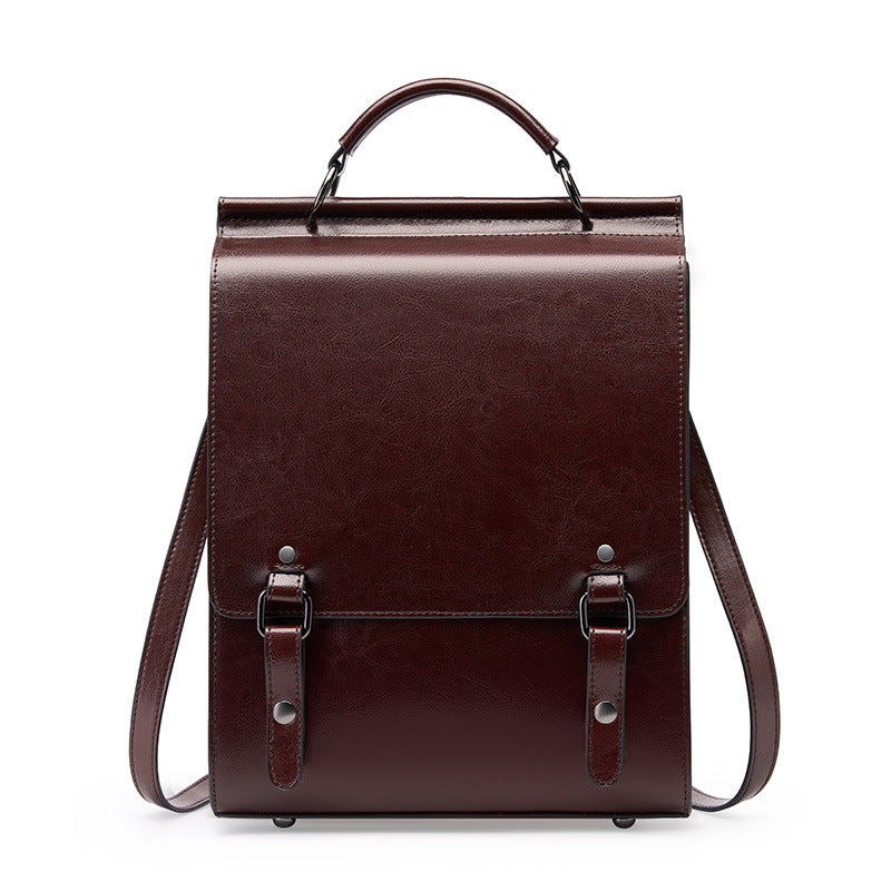 British Academy Style Women’s Leather Backpack