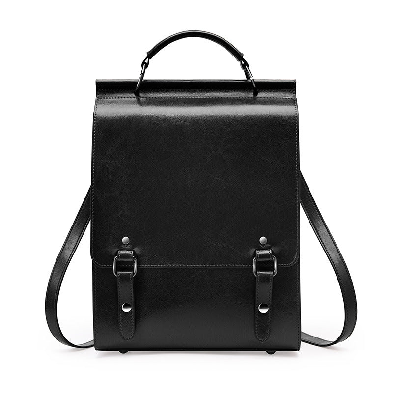 British Academy Style Women’s Leather Backpack