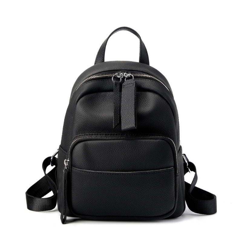 Genuine Leather Large Capacity Women’s Backpack