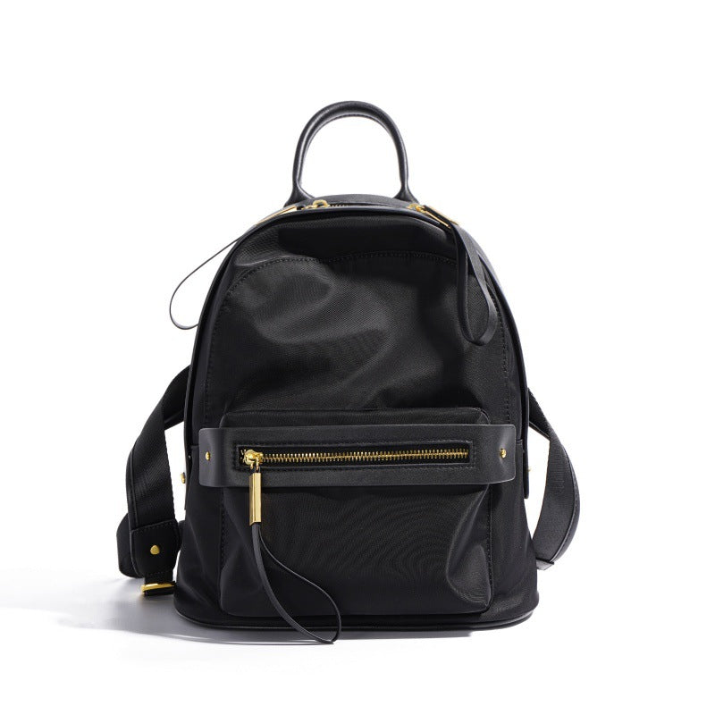 Cowhide Nylon Casual Women’s Backpack