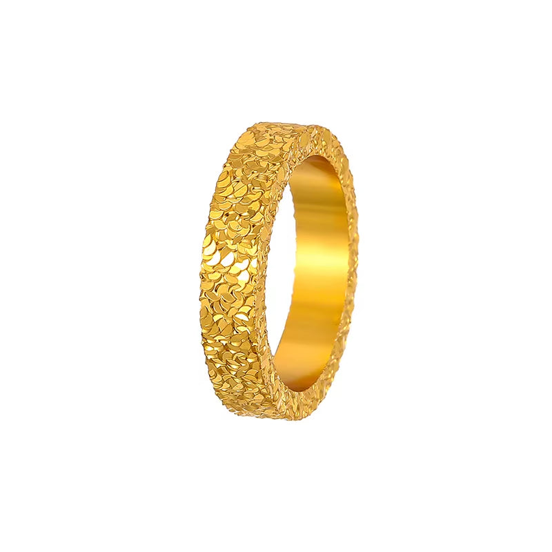 Fine Silver Rings Jewelry Gold Plated 925 Sterling Silver Charms Sparkling Couple Ring Wedding Ring Women and Men