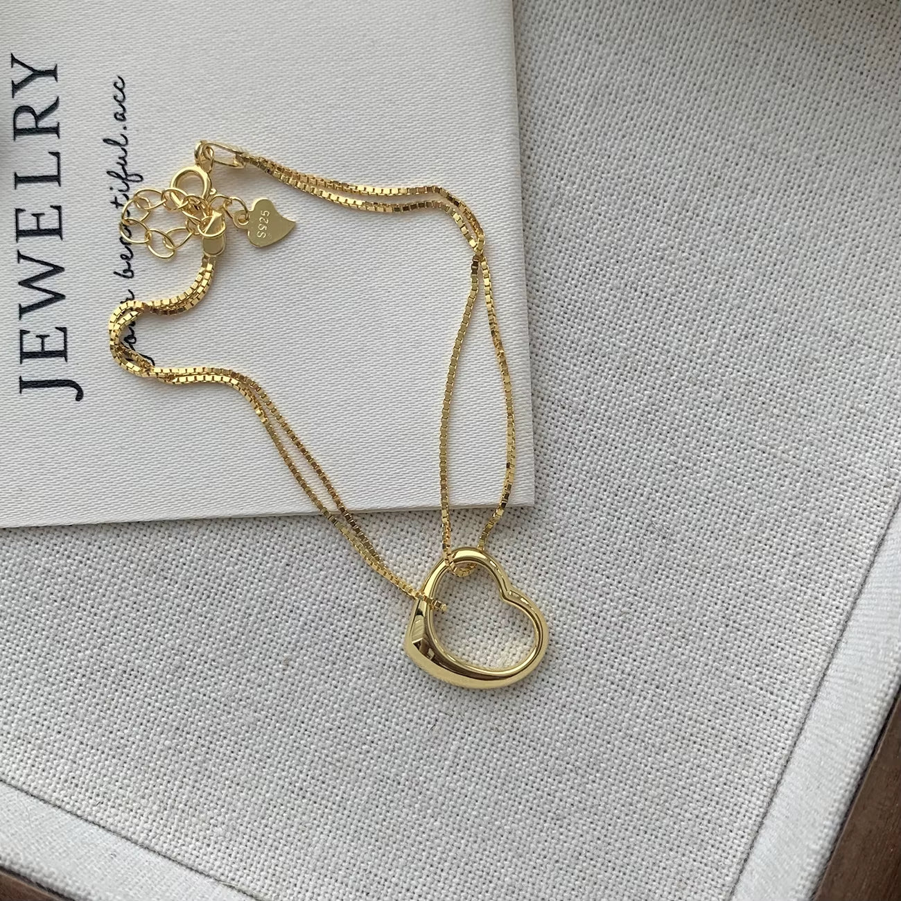 Wholesale Fashion 925 Silver Bracelet Jewelry for Women Fine 925 Sterling Silver Double Chain Heart Bracelet Jewelry
