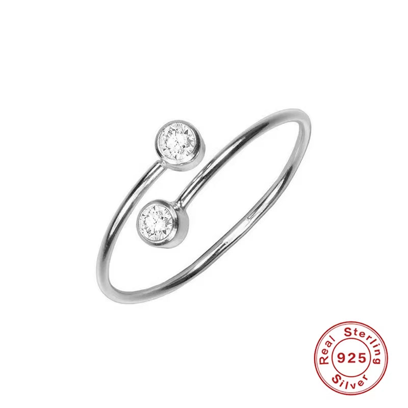 2024 NEW 925 Sterling Silver Anillos Gold Rings for Women Luxury Fine Jewelry Wedding Rings Bijoux