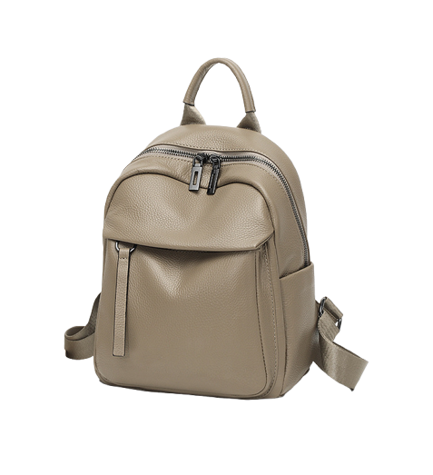 Genuine Leather Multi Pocket Women’s Backpack