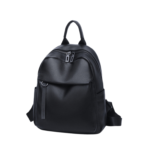 Genuine Leather Multi Pocket Women’s Backpack