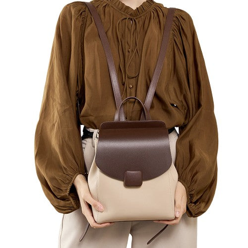 Small Leather Women’s Travel Backpack