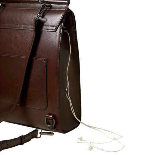 British Academy Style Women’s Leather Backpack
