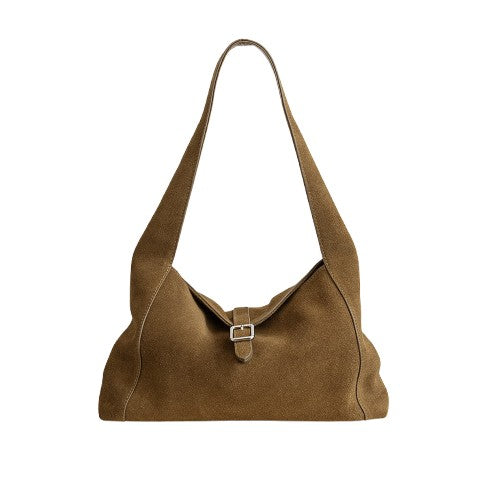 Frosted Cowhide Large Capacity Women’s Tote Bag