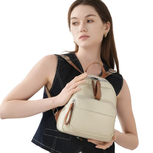 Genuine Leather Large Capacity Women’s Backpack