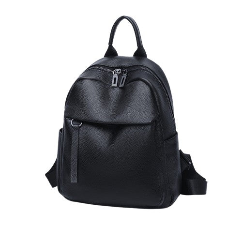 Genuine Leather Multi Pocket Women’s Backpack