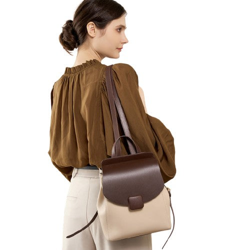 Small Leather Women’s Travel Backpack